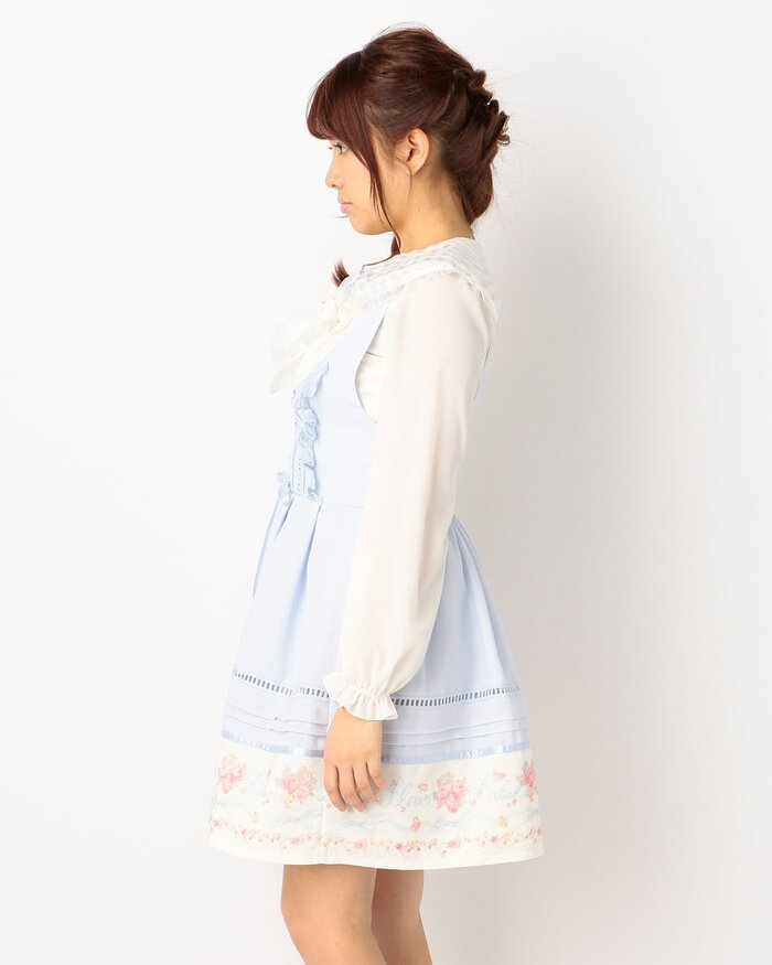 LIZ LISA Sheer Gingham Pinafore Dress - Tokyo Otaku Mode (TOM)