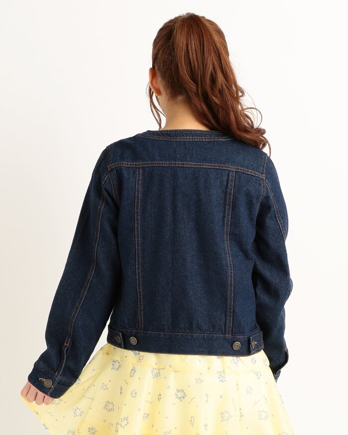 LIZ LISA Collarless Denim Jacket: LIZ LISA - Tokyo Otaku Mode (TOM)