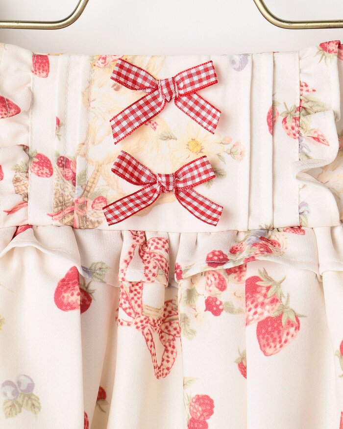 LIZ LISA Rabbit & Ribbon Print Sukapan Skirt - Tokyo Otaku Mode (TOM)