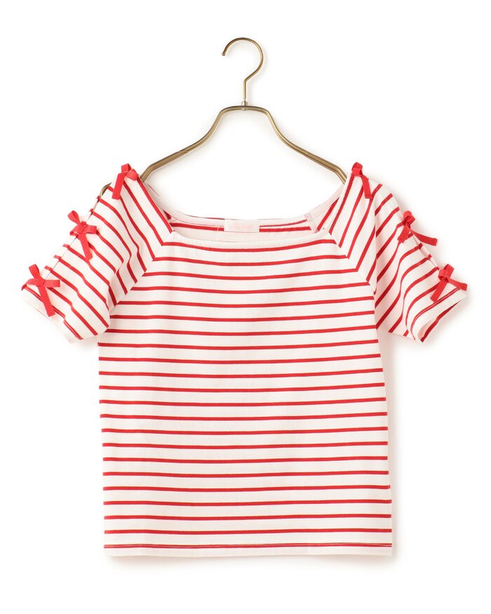 LIZ LISA Striped Ribbon T-Shirt: LIZ LISA - Tokyo Otaku Mode (TOM)