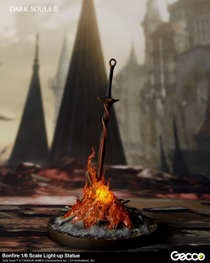 dark souls bonfire statue