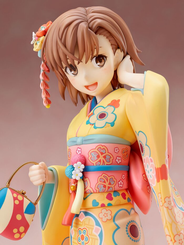 A Certain Scientific Railgun T Mikoto Misaka: Furisode Ver. 1/7 Scale ...