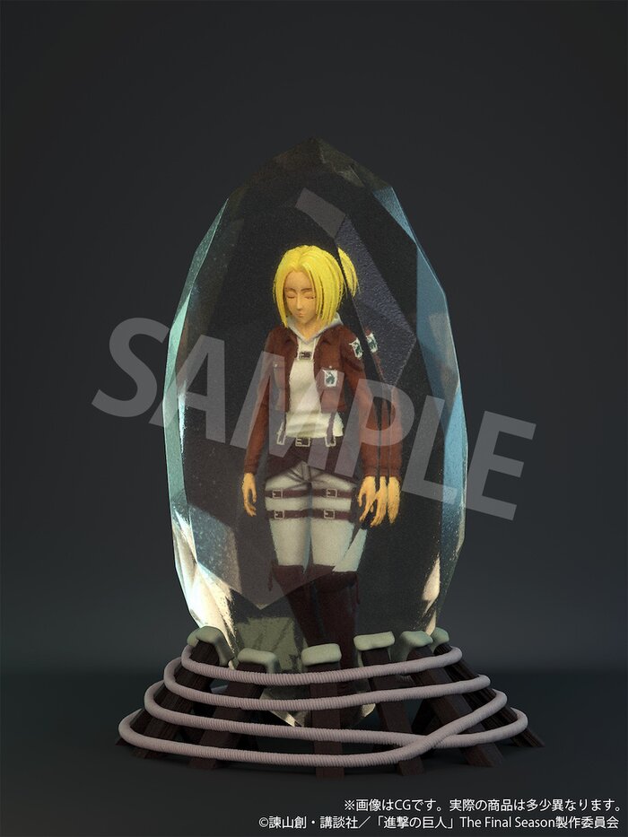 Attack on Titan Annie Leonhart: Crystal Ver. Full Color 3D Crystal