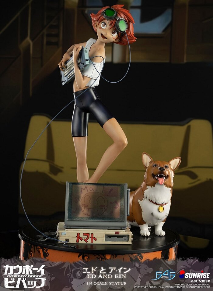 Cowboy Bebop Ed & Ein: Standard Edition 1/4 Scale Figure: First 4