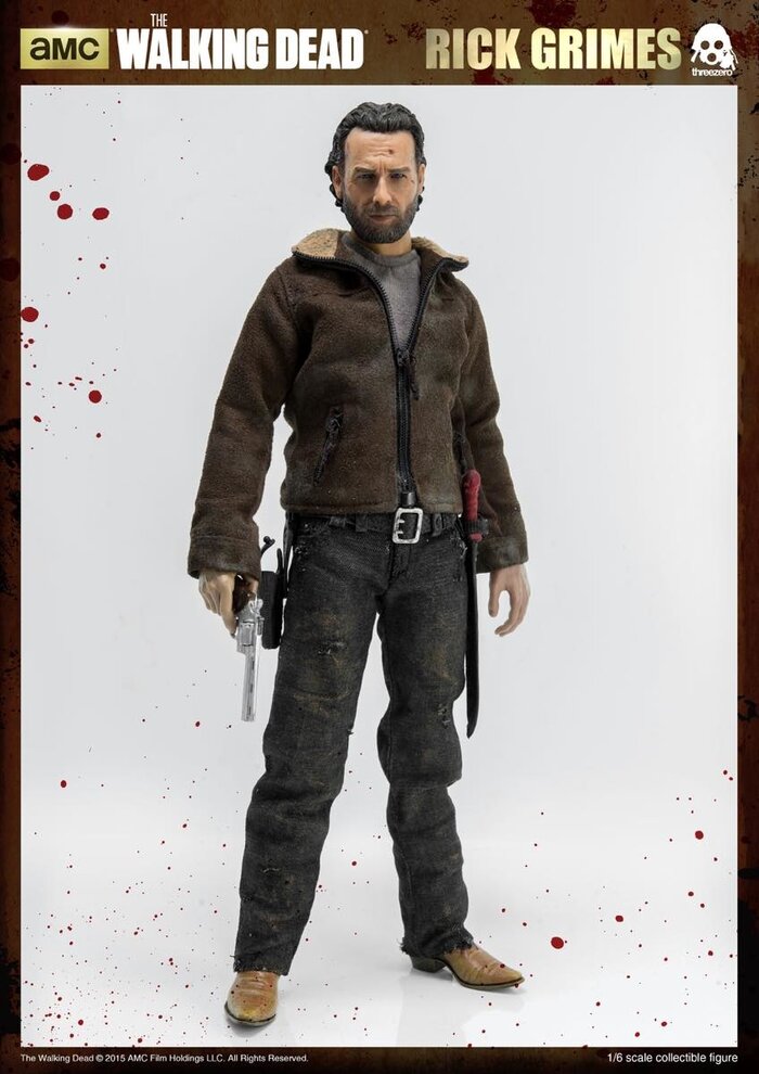 Rick Grimes 1/6 Scale Collectible Figure | The Walking Dead: threezero ...