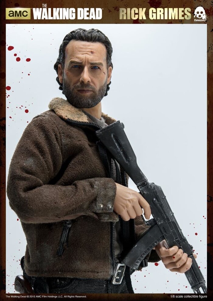 Rick Grimes 1/6 Scale Collectible Figure | The Walking Dead: threezero ...