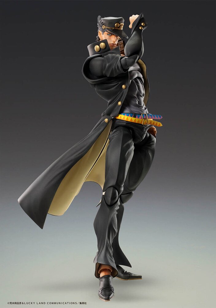 JOJO PART 3 - Jotaro Kujo - Figure Super Action Legend 16cm :  : Figurines Medicos Jojo's Bizarre Adv.