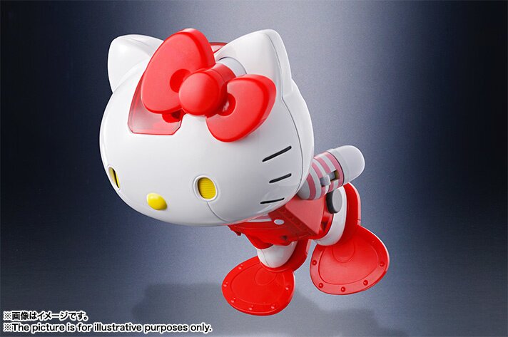 Chogokin Hello Kitty (Red Stripe Ver.): Sanrio - Tokyo Otaku