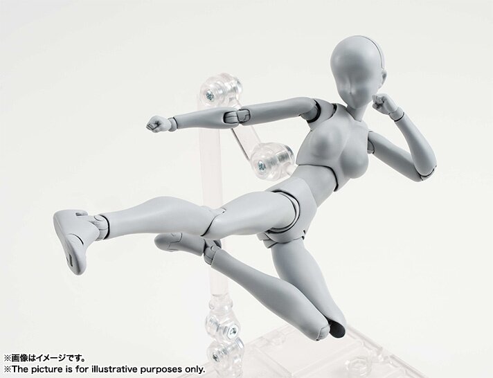 S.H.Figuarts Body-chan -School Life- Edition DX SET (Gray Color Ver.) -  Tokyo Otaku Mode (TOM)