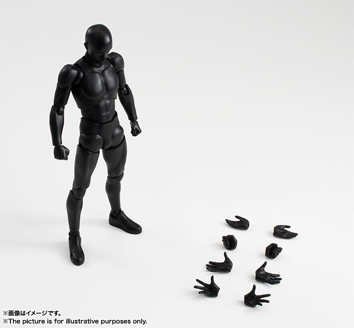 S.H.Figuarts Body-kun (Solid Black Color Ver.): Bandai - Tokyo