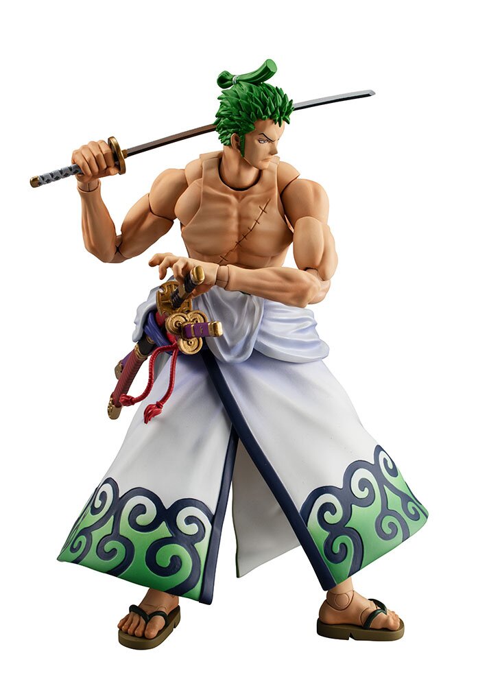 Variable Action Heroes ONE PIECE Roronoa Zoro about 18cm PVC pai Japan  Import