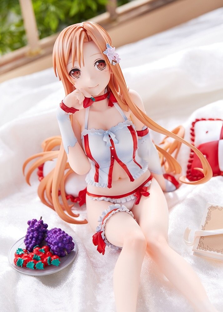 Sword Art Online Asuna: Negligee Ver. 1/7 Scale Figure Kadokawa Special Set  w/ Tapestry: KADOKAWA