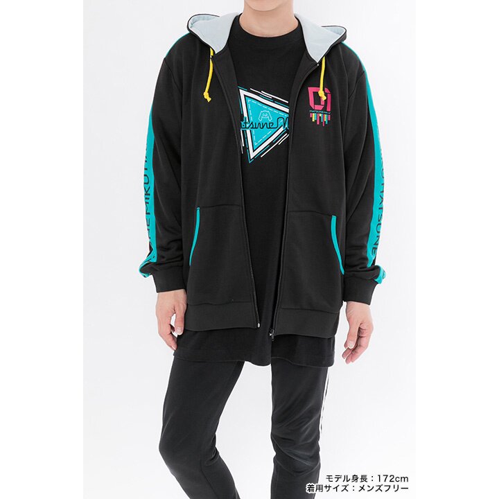 Vocaloid Hatsune Miku Zip-Up Hoodie (Ladies' Free) - Tokyo