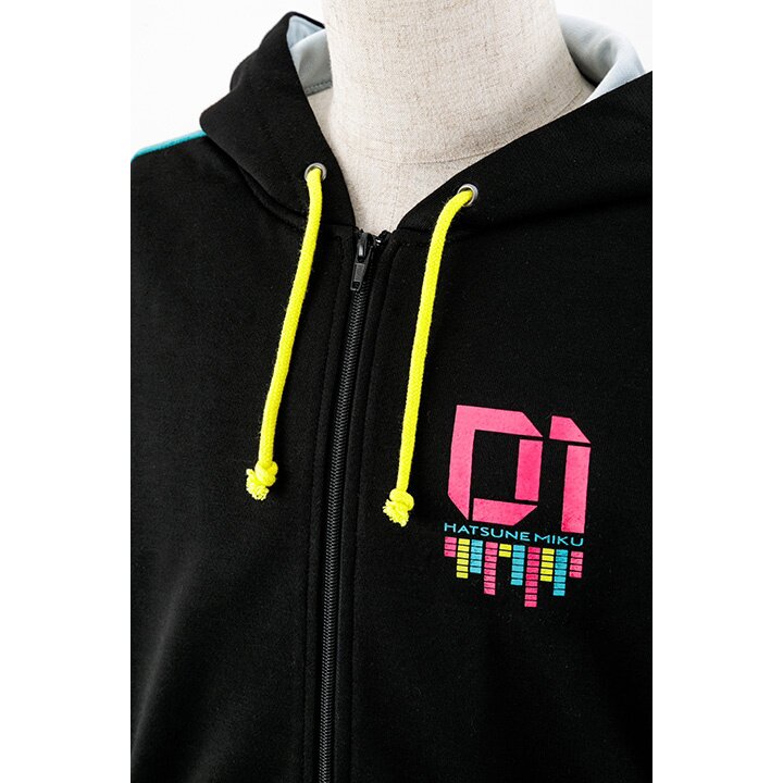 Vocaloid Hatsune Miku Zip-Up Hoodie (Ladies' Free) - Tokyo Otaku 