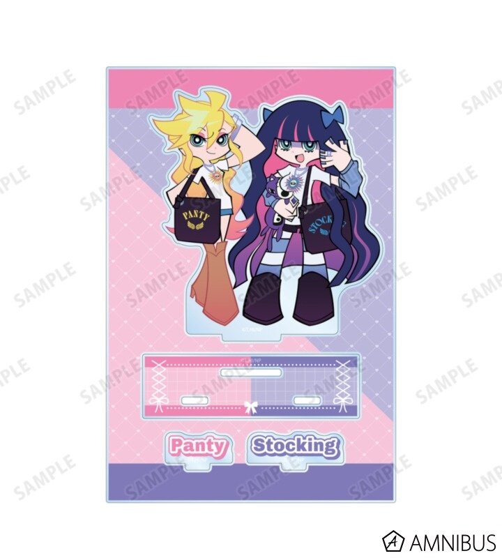 New Panty & Stocking with Garterbelt Big Acrylic Stand w/ Parts