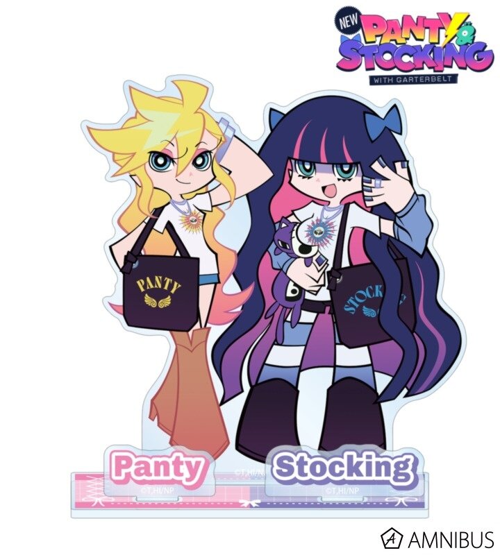 New Panty & Stocking with Garterbelt Big Acrylic Stand w/ Parts