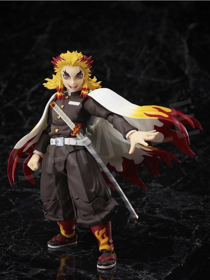 kyojuro rengoku mugen train demon slayer kimetsu no yaiba figure