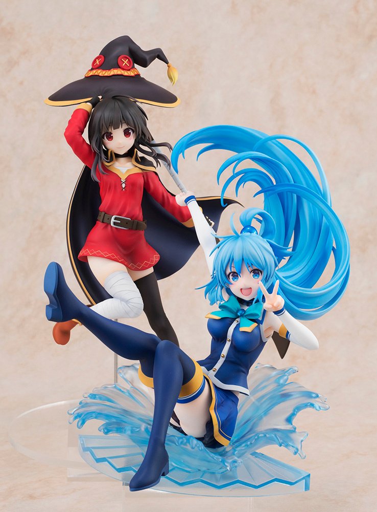KonoSuba Aqua Sneaker Bunko 30th Anniversary Ver. Figure KADOKAWA