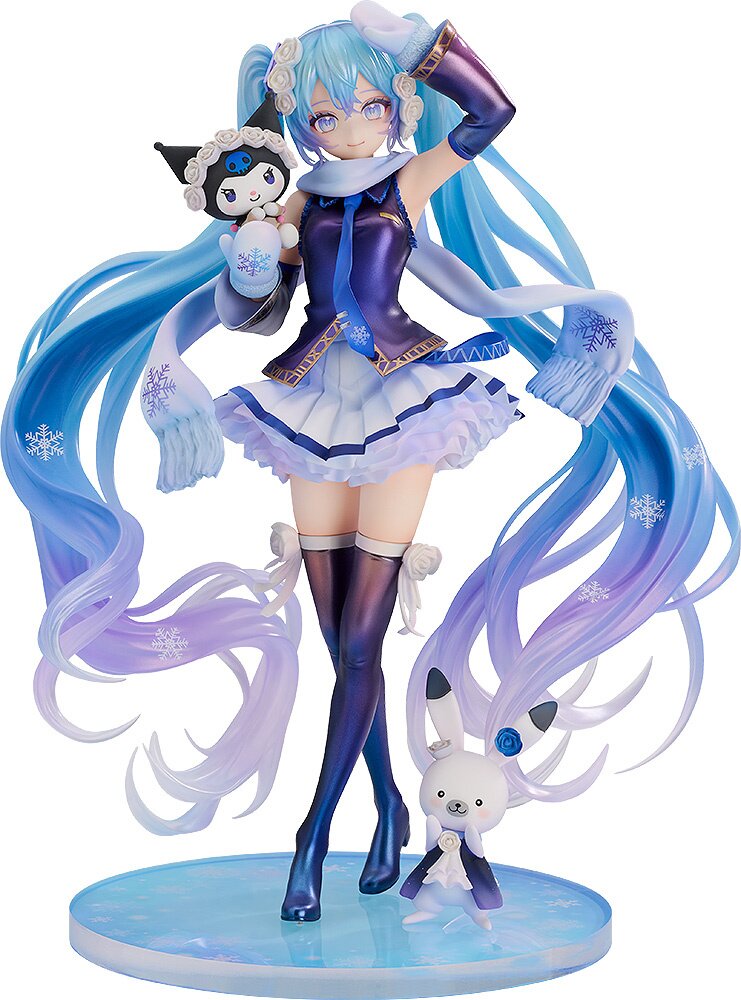 【19pcs】Miku Kuromi Luffy Figure Bulk set Snow Miku x Kuromi 1/7 Scale Figure - Tokyo Otaku Mode (TOM)
