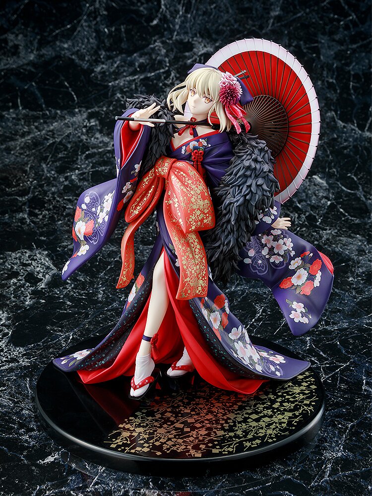 Fate SABER 1/7スケールフィギュア 晴着 ver. Fate/Stay Night Unlimited Blade Works Saber Haregi Ver. - 1