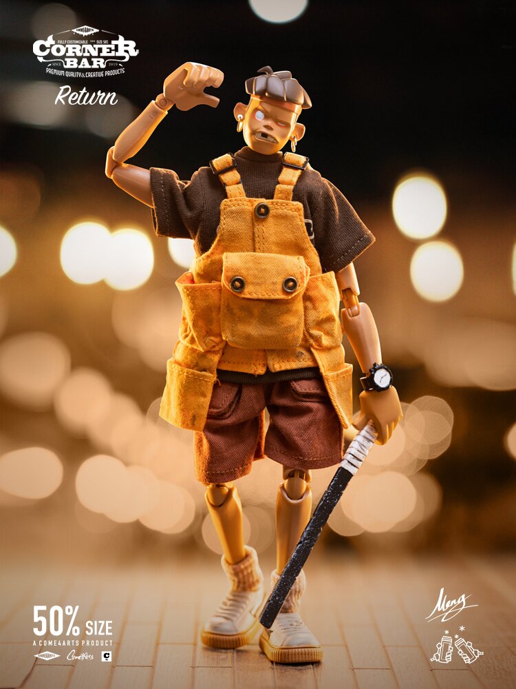 come4arts CORNER BAR シリーズ 01 アクションフィギュア Corner Bar Series Meng 1/9 Scale Action Figure - Tokyo Otaku Mode