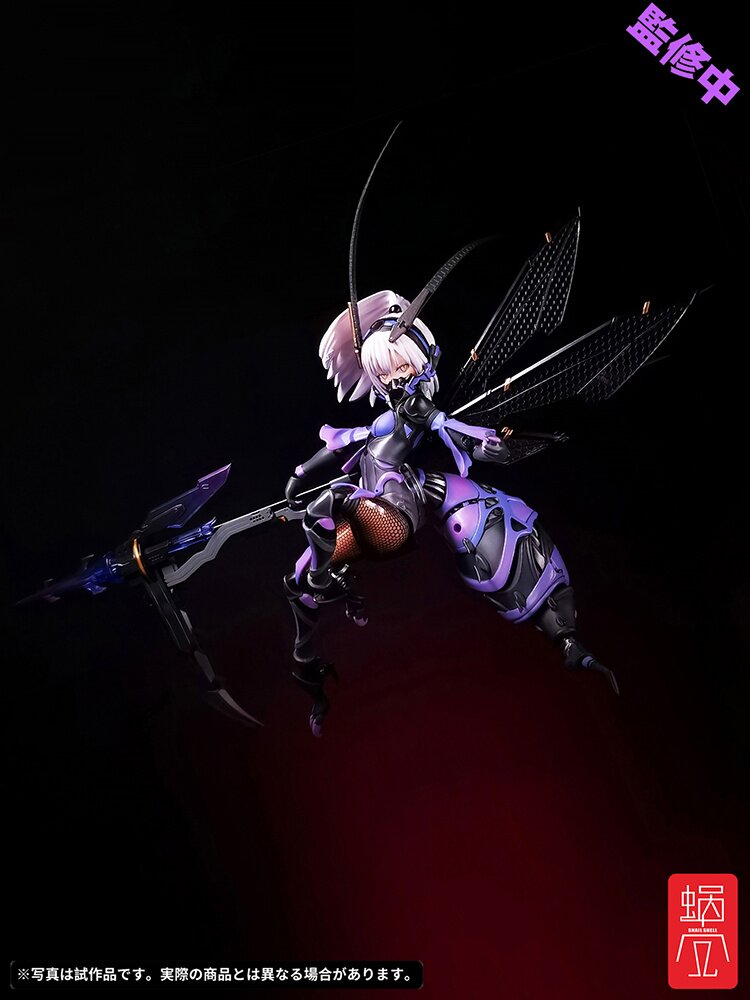 Bee-04R Argidae Girl Ruririn 1/12 Scale Action Figure: Snail