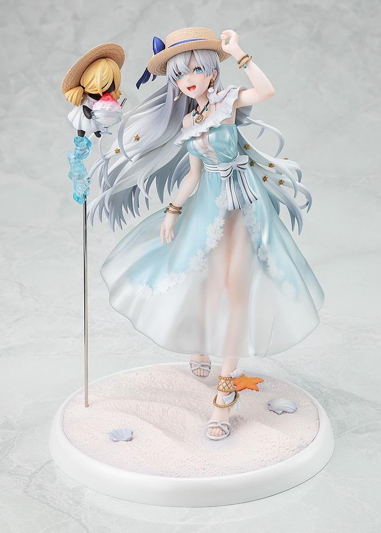 Fate/Grand Order Anastasia & Viy (Archer) 1/7 Scale Figure - tampak samping dengan Viy dan es serut
