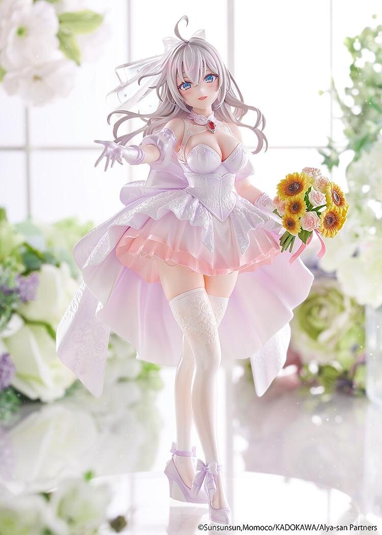 Alya Sometimes Hides Her Feelings in Russian Alisa Mikhailovna Kujou:  Wedding Dress Ver. 1/7 Scale Figure - Tokyo Otaku Mode (TOM)