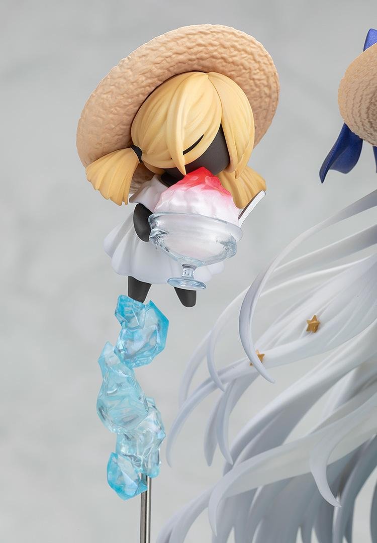 Fate/Grand Order Anastasia & Viy (Archer) 1/7 Scale Figure - tampak belakang dengan dress transparan dan rambut panjang