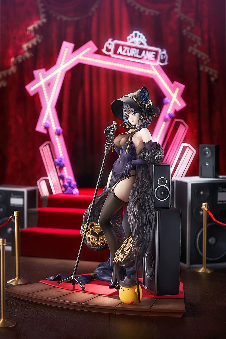 [Last Batch] INSTOCK-Uwowo Azur Lane Cheshire Cait Sith Crooner Gown Cosplay Costume