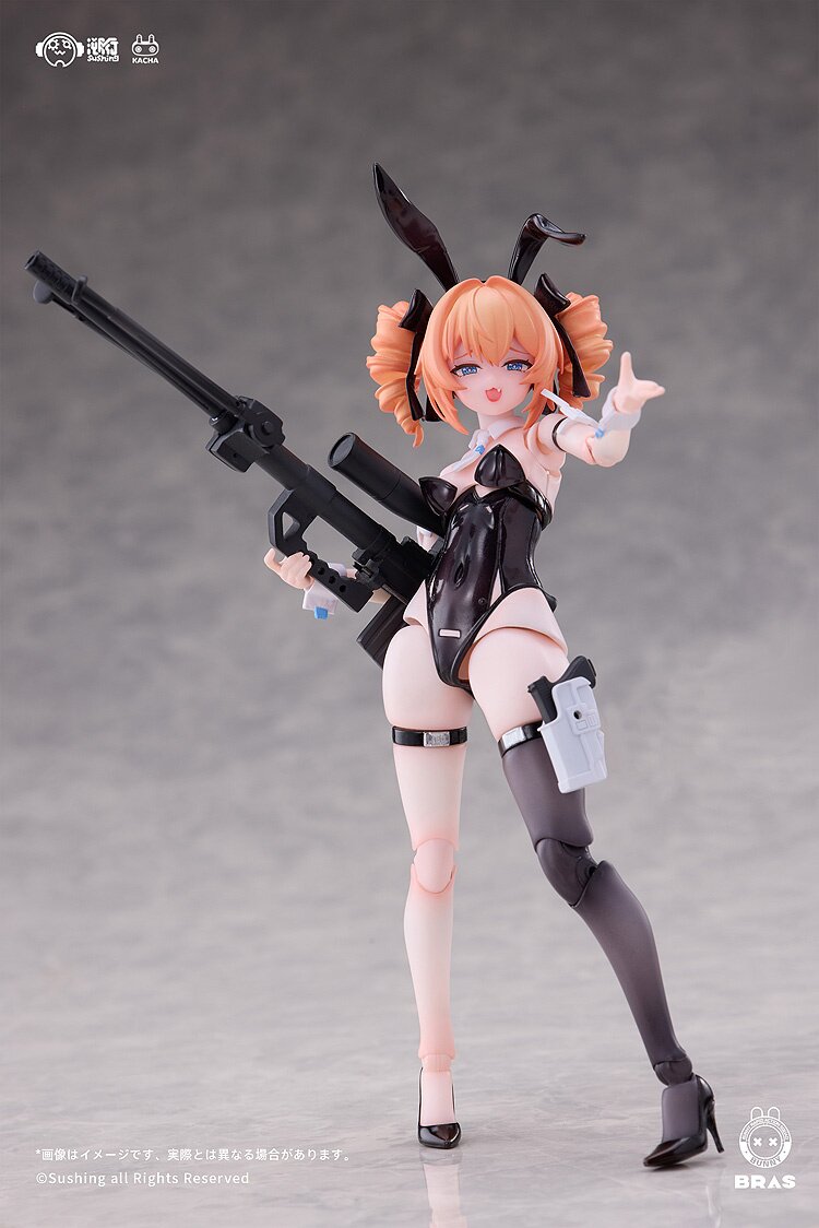 BUNNY RAPID ACTION SQUAD Sniper・レオーニ Bunny Rapid Action Squad Sniper Leoni 1/12 Scale Articulated