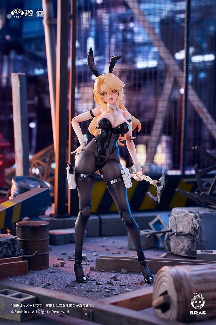 BUNNY RAPID ACTION SQUAD Guardian エレーナ Bunny Rapid Action Squad Guardian Erena 1/12 Scale Articulated