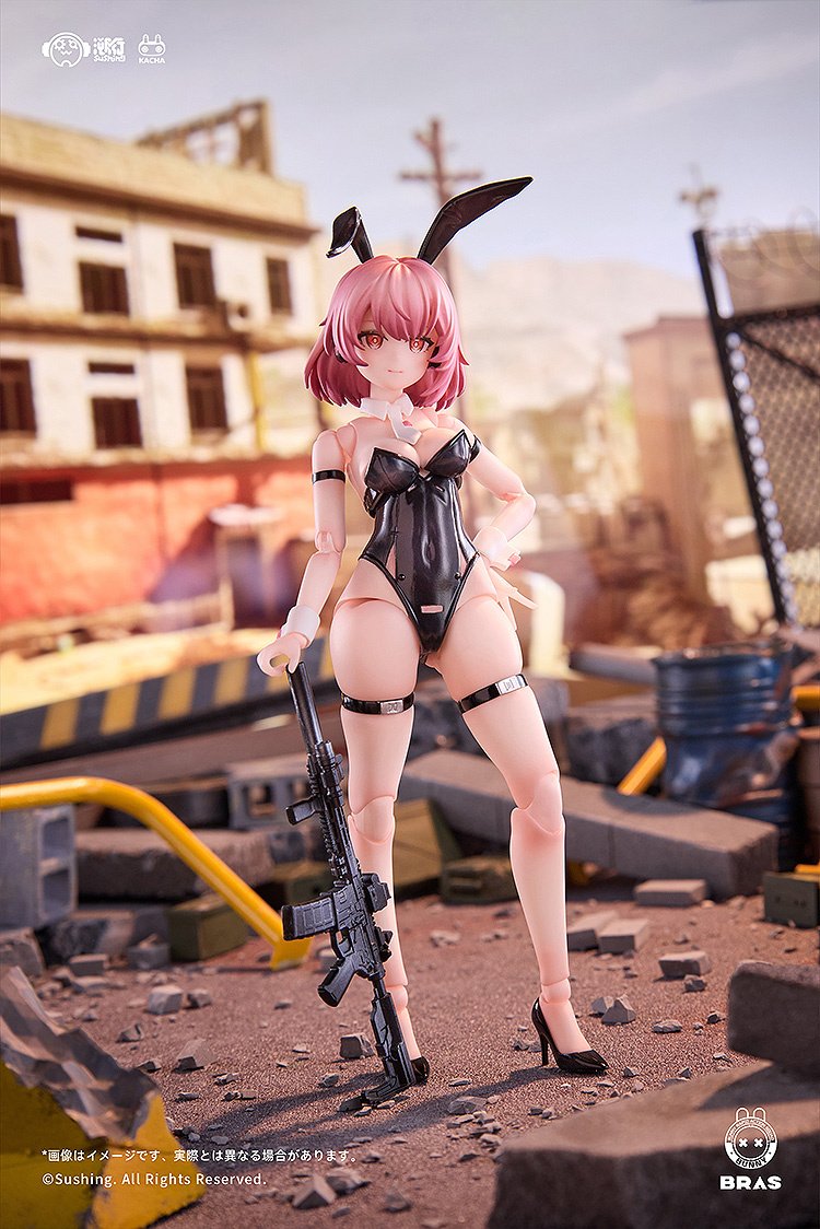 BUNNY RAPID ACTION SQUAD ベルカ Bunny Rapid Action Squad Commando Belka 1/12 Action Figure - Tokyo