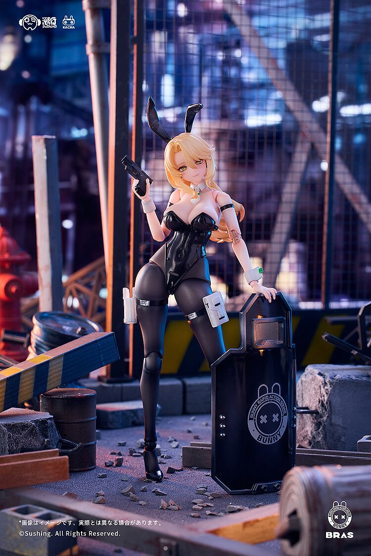 BUNNY RAPID ACTION SQUAD Guardian エレーナ Bunny Rapid Action Squad Guardian Erena 1/12 Scale Articulated