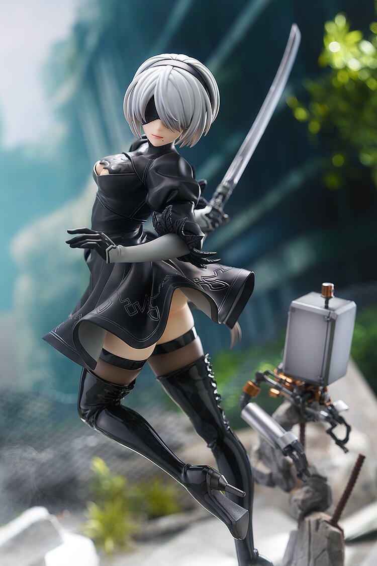 NieR: Automata 2B DX版 フィギュア NieR:Automata」の2Bが1/3スケールフィギュアに。DX版のお値段は