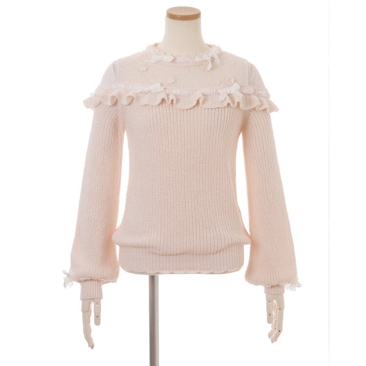 LIZ LISA Ribbon Floral Knit Top - Tokyo Otaku Mode (TOM)