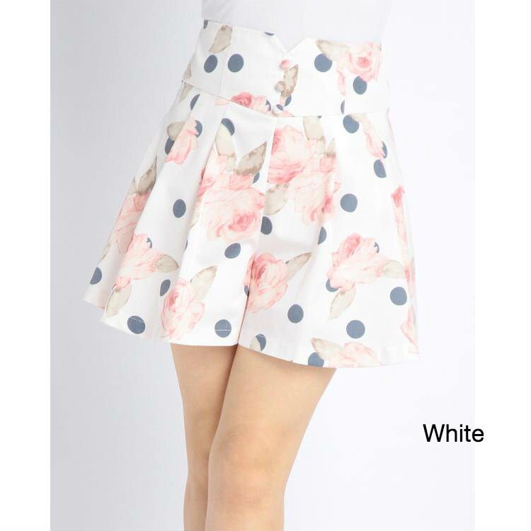 LIZ LISA Floral Polka Dot Sukapan Skirt: LIZ LISA - Tokyo
