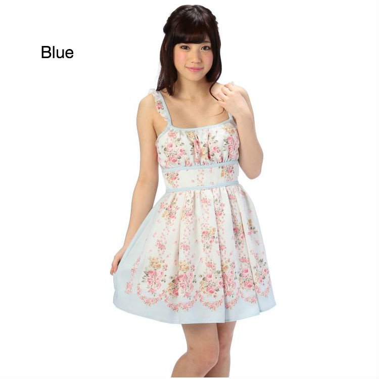 LIZ LISA Flower Bandana Camisole Dress w/ Official LIZ LISA Shop
