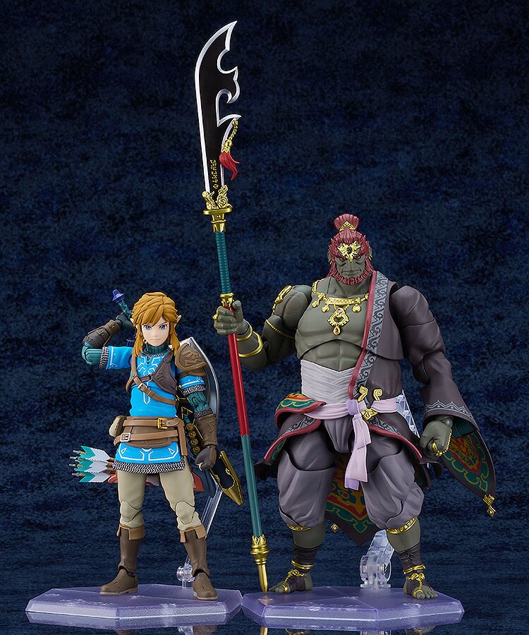 Good Smile Company Legend of Zelda: Tears of the Kingdom figma Link, Ganondorf e Zelda