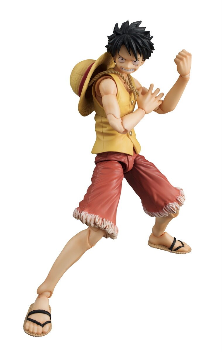 One Piece Monkey D. Luffy w/ Straw Hat - 6.5 Action Figure Bandai Ani –  Blueberry Cat