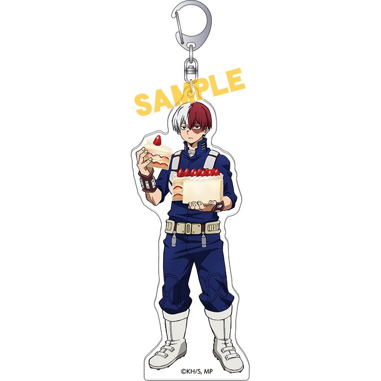My Hero Academia Battle Cake Acrylic Keychain Collection