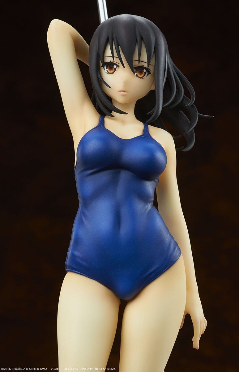 Q-Six Strike the Blood Yukina Himeragi White School Swimsuit Ver