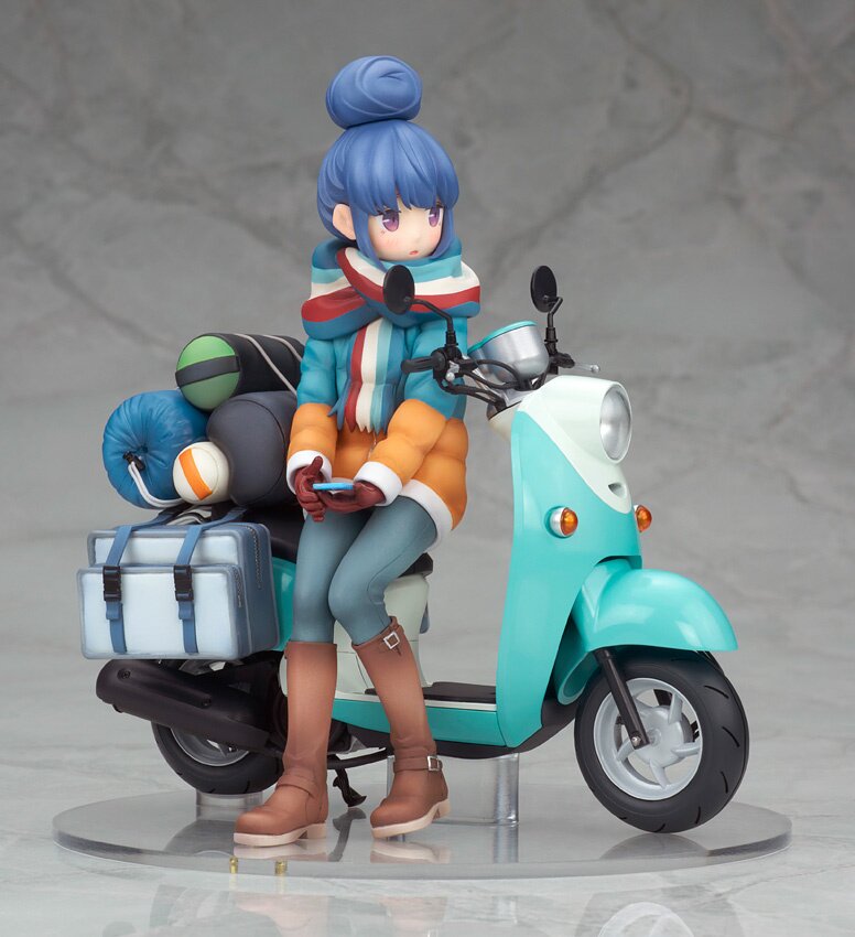 Shima Rin with Scooter 1/10スケール Yuru Camp Rin Shima with Scooter 1/10 Complete Figure Alter