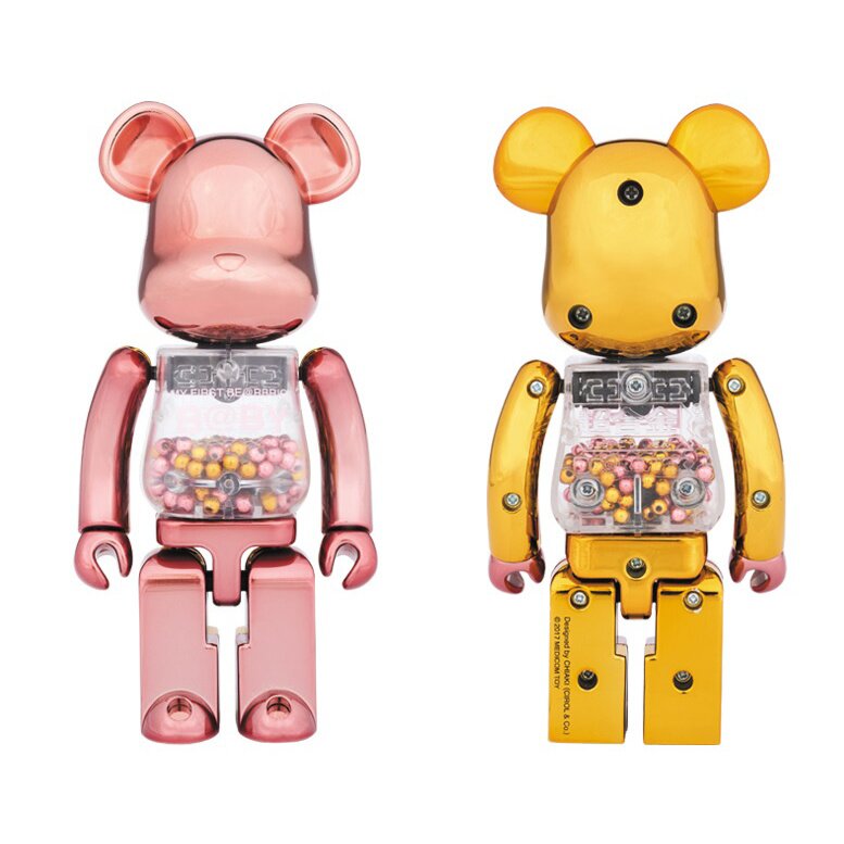 超合金 BER@RBRICK B@by Pink&Gold Ver. Super Alloy My First BE@RBRICK Pink & Gold Ver.: MEDICOM TOY