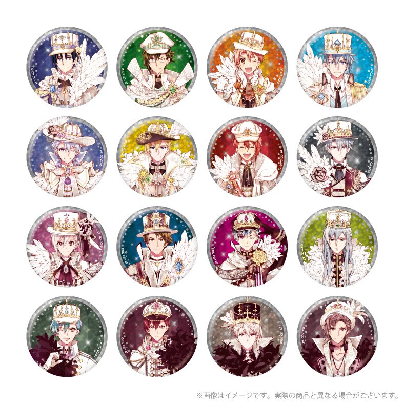 IDOLiSH7 5th Anniversary Event /BEGINNING NEXT Glitter Tin Button