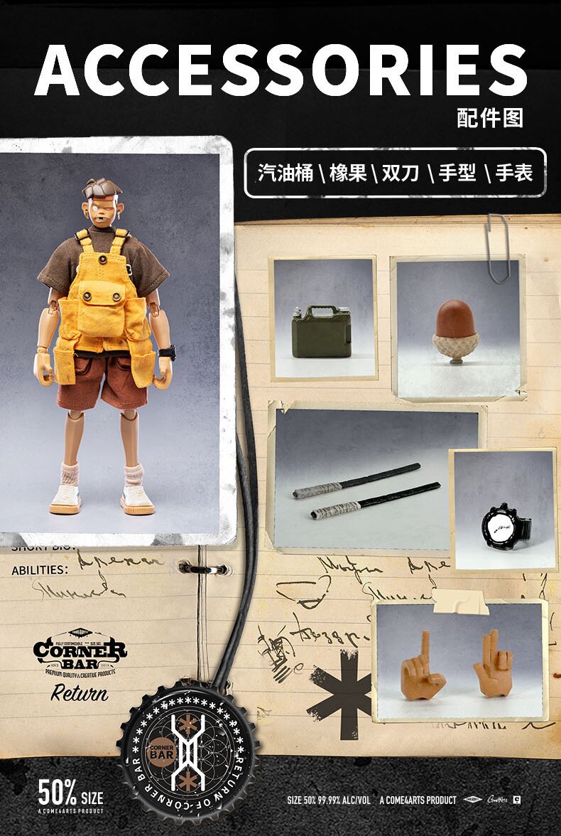 CORNER BAR アクションフィギュア　コレクション　シークレット　Bo Toy・Cargo|Corner Bar Vol.2-Set of 6 COME4ARTS - Toy・Cargo
