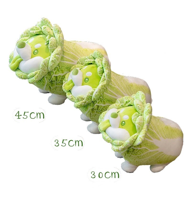 cabbage dog plush