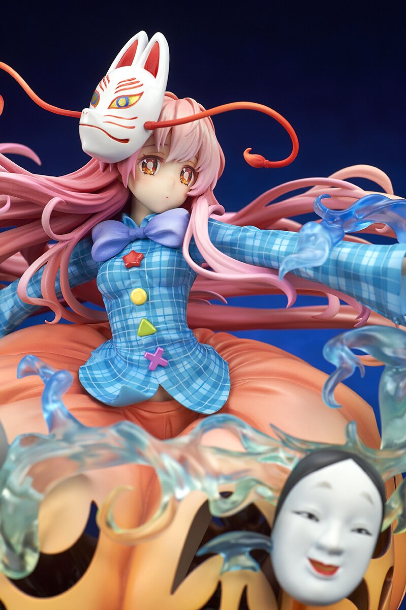 Touhou Project: Kokoro Hatano Light Equipment Ver (The Expressive Poker  Face) 1/8 Scale Figure by Ques Q