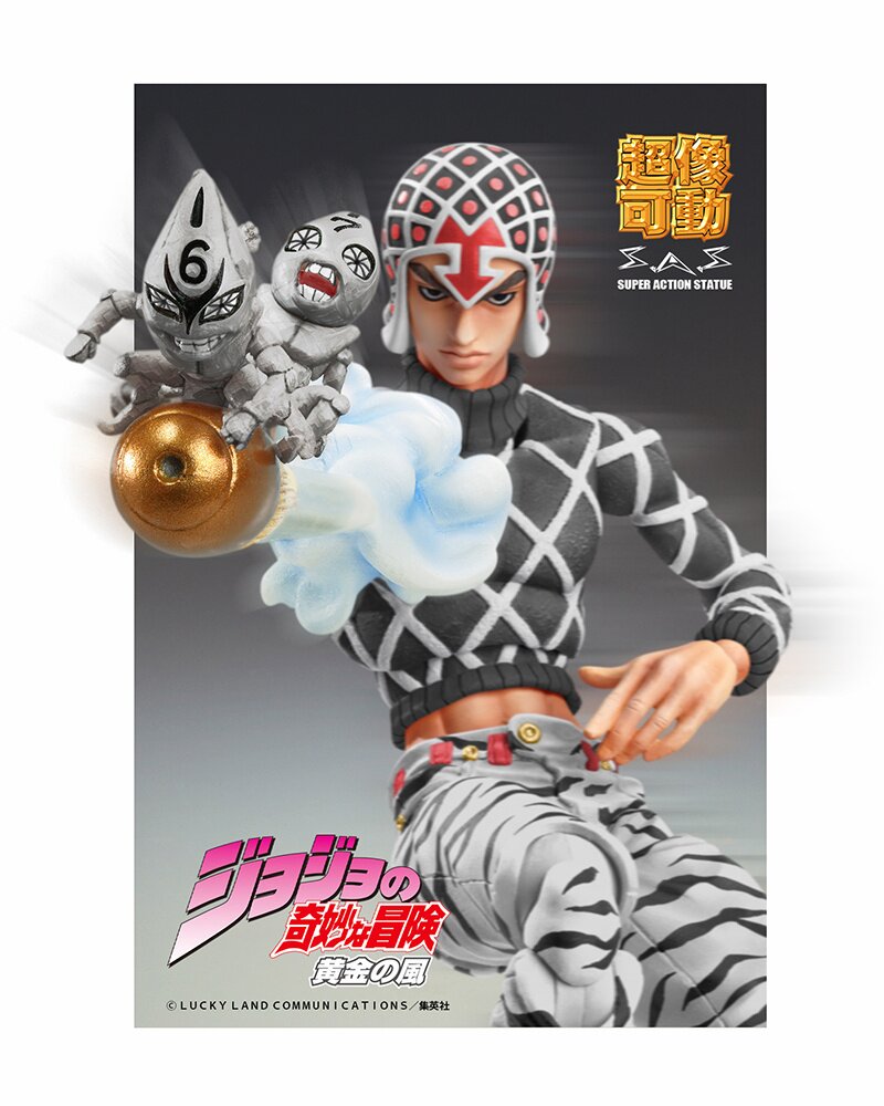 Super Action Statue Big JoJo's Bizarre Adventure Part 5 Guido Mista & Sex  Pistols Ver. Black - Tokyo Otaku Mode (TOM)