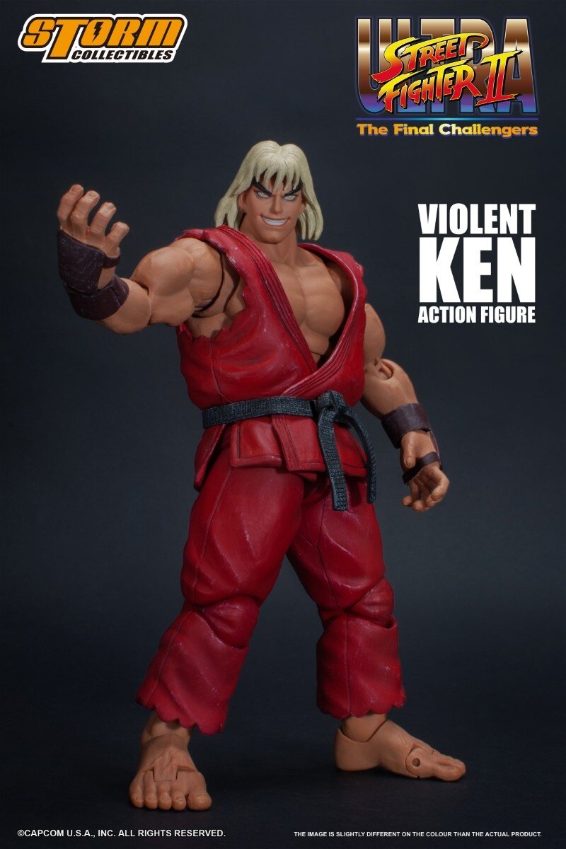 Ultra Street Fighter II: The Final Challengers Violent Ken 1/12 Scale  Action Figure